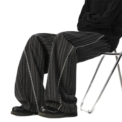Vitoria Striped Wide-Leg Trousers