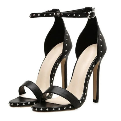 Viviana Studded Heel Sandals