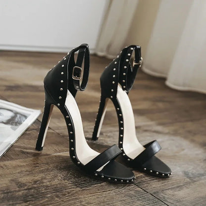 Viviana Studded Heel Sandals