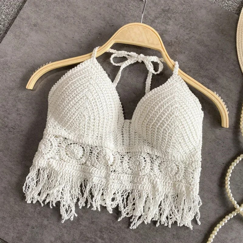 Zadar Crochet Halter Top