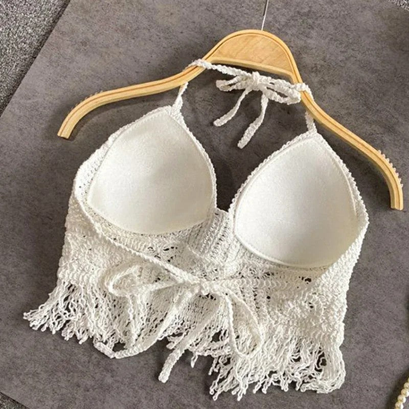 Zadar Crochet Halter Top