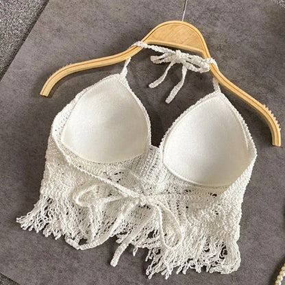 Zadar Crochet Halter Top
