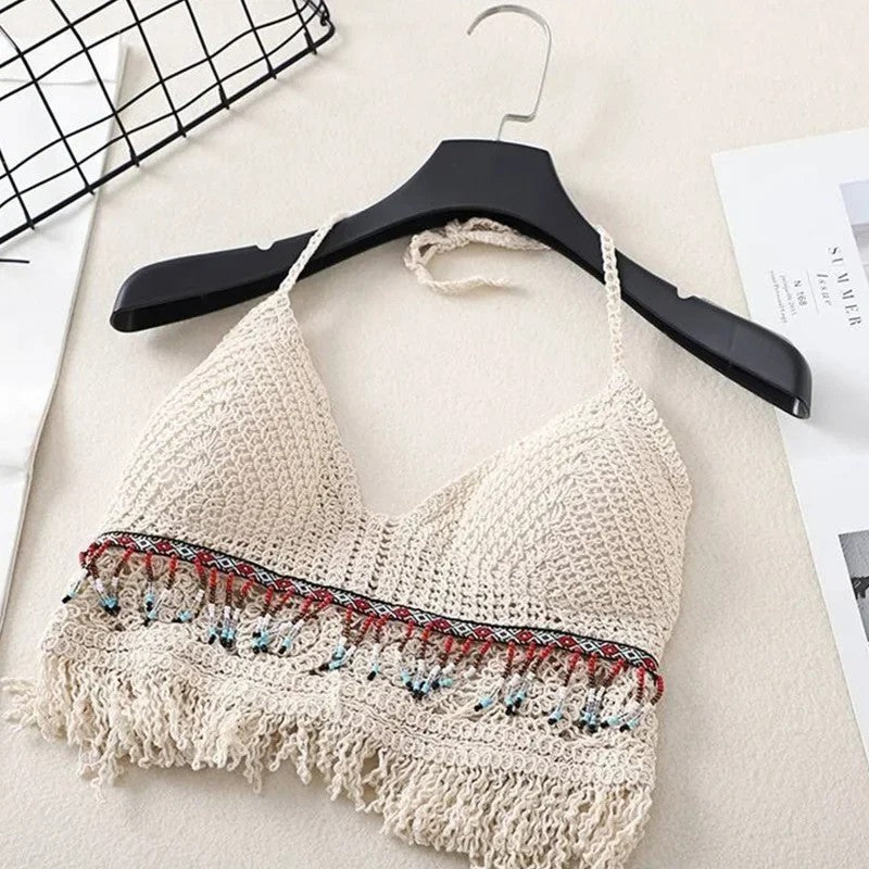 Zadar Crochet Halter Top