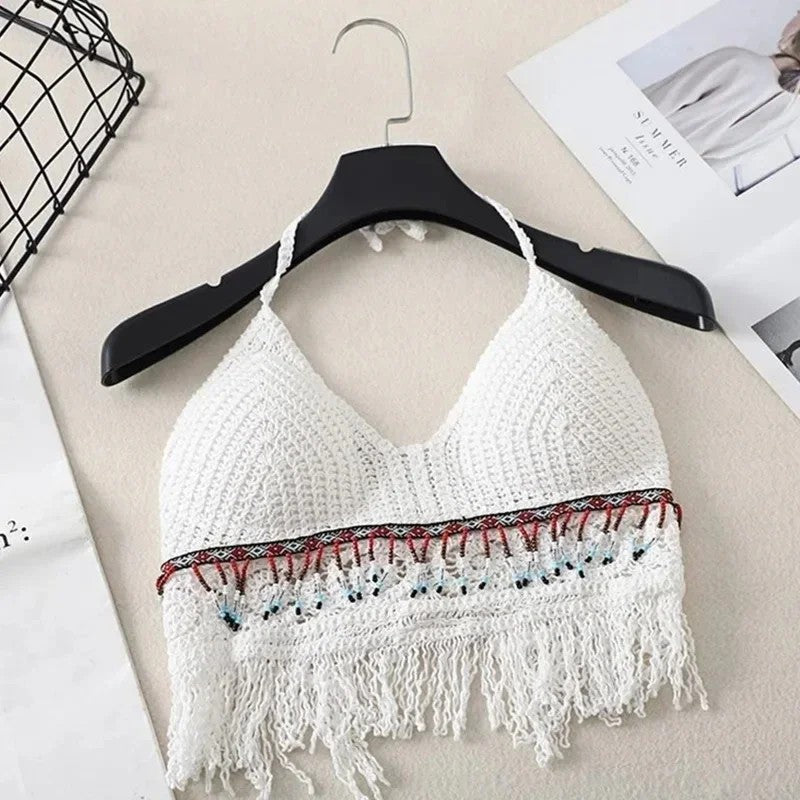 Zadar Crochet Halter Top