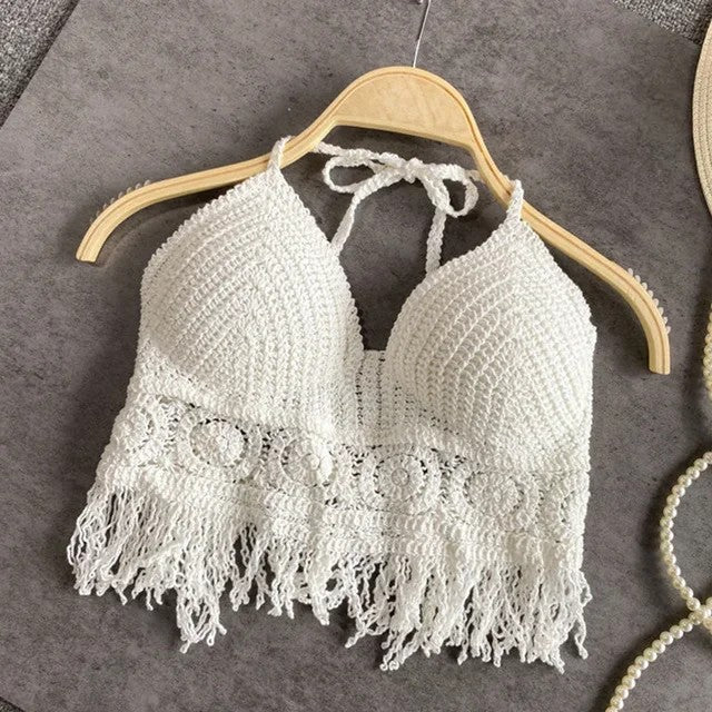 Zadar Crochet Halter Top