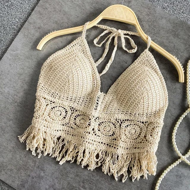 Zadar Crochet Halter Top