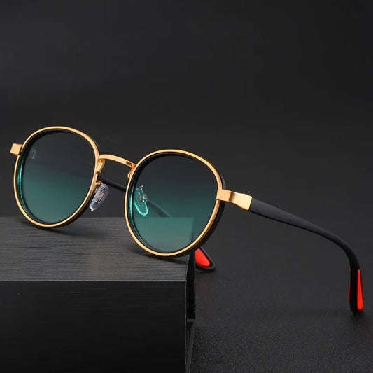 Zenith Sunglasses - Gold / Evergreen
