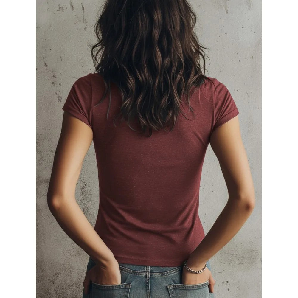 Zenya V-neck Zipper Tee
